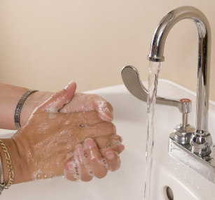 Washing hands